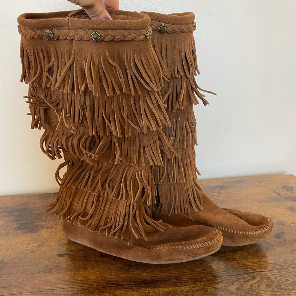 ✨✨Excellent condition✨✨ Minnetonka boots